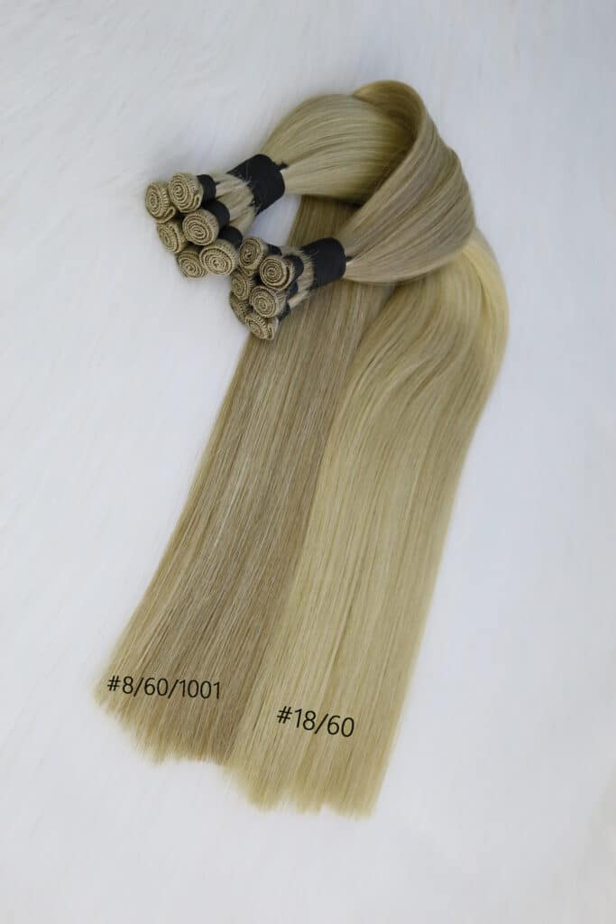 #18-60 #8-60-1001 Hand Tied Weft Hair (4)