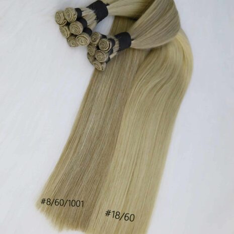 #18-60 #8-60-1001 Hand Tied Weft Hair (4)