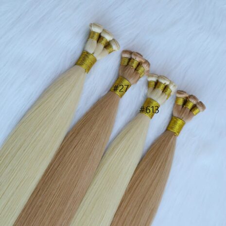 #27 #613Hand Tied Weft Hair (10)