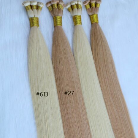 #27 #613Hand Tied Weft Hair (9)