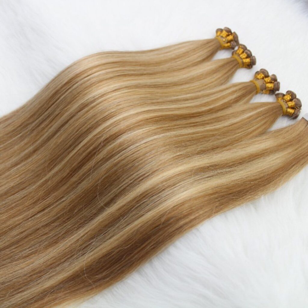 Hand Tied Wefts Hair Extensions